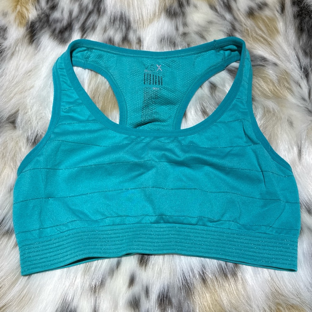 Victoria’s Secret VSX Women’s Seamless Racerback Sports Bra - Teal